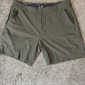 Puma Shorts Mens 38 Olive Green Golf Performance Shorts Stretch Athletic Casual